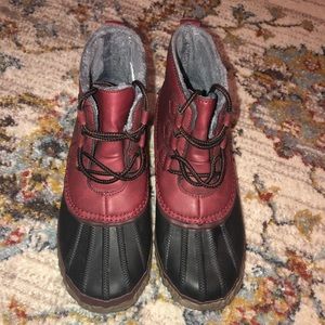 Red Duck Boots